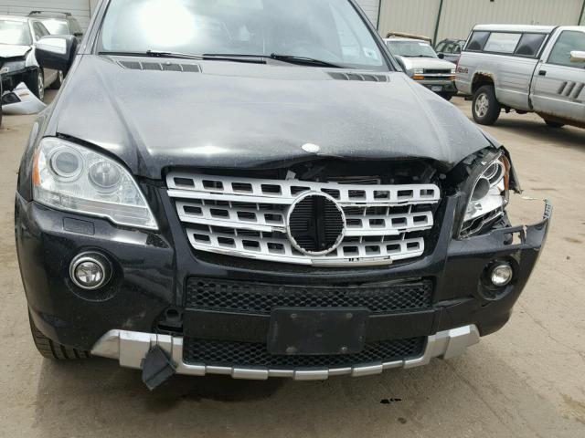 4JGBB7CB1AA600753 - 2010 MERCEDES-BENZ ML 550 4MA BLACK photo 9