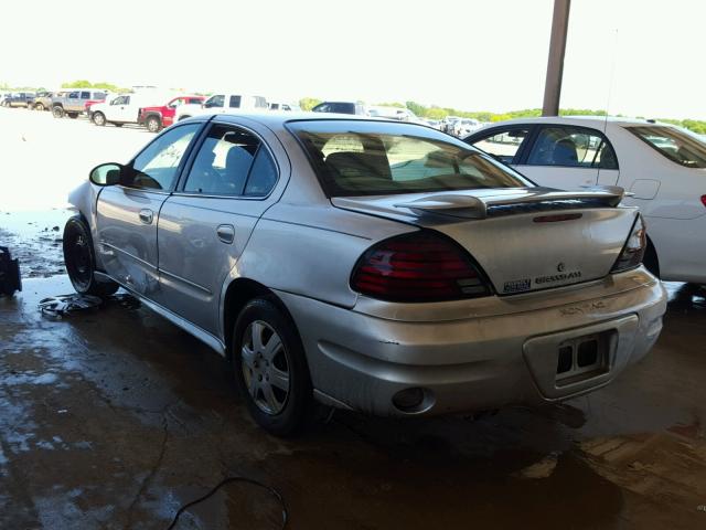 1G2NE52E25M187937 - 2005 PONTIAC GRAND AM S 银色 照片 3