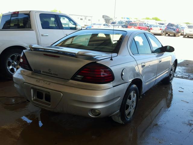 1G2NE52E25M187937 - 2005 PONTIAC GRAND AM S 银色 照片 4