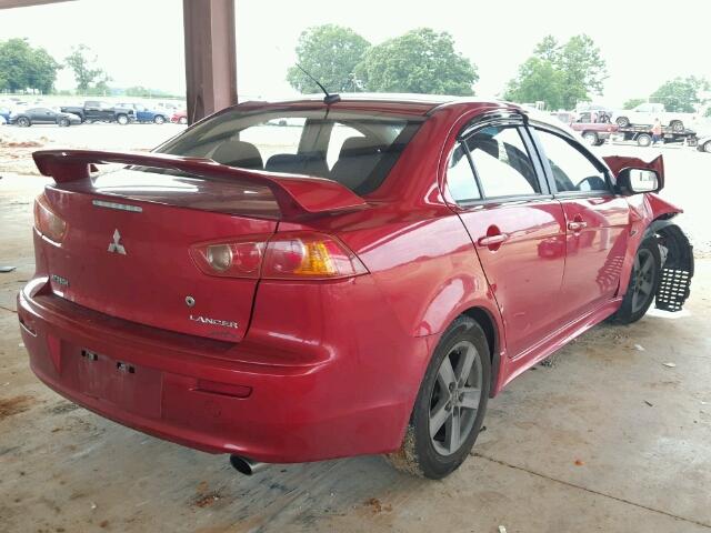 JA3AU26U49U028404 - 2009 MITSUBISHI LANCER ES/ RED photo 4