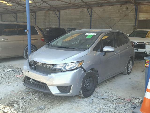 3HGGK5H51HM710959 - 2017 HONDA FIT LX SILVER photo 2