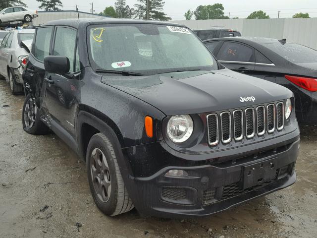 ZACCJAAH2FPC07867 - 2015 JEEP RENEGADE S BLACK photo 1
