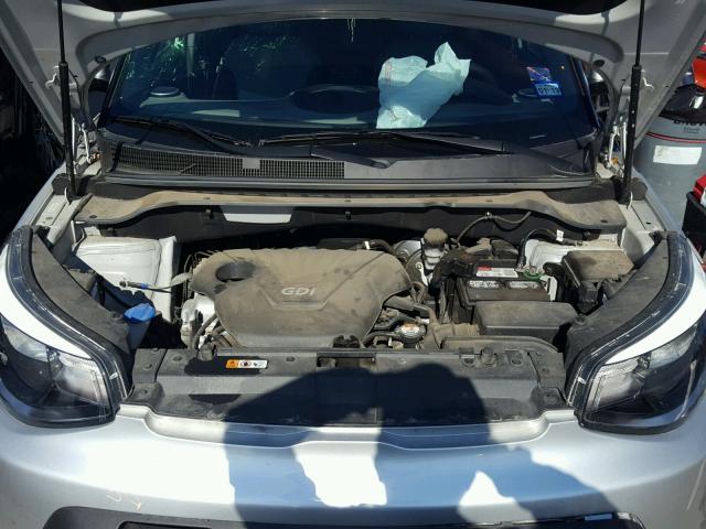 KNDJN2A29F7762390 - 2015 KIA SOUL SILVER photo 7