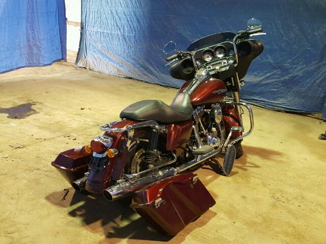 1HD1KB41X8Y616667 - 2008 HARLEY-DAVIDSON FLHX MAROON photo 4