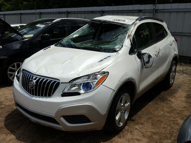 KL4CJASB0GB517760 - 2016 BUICK ENCORE WHITE photo 2