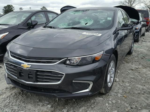 1G1ZB5ST4JF199082 - 2018 CHEVROLET MALIBU LS 灰色 照片 2