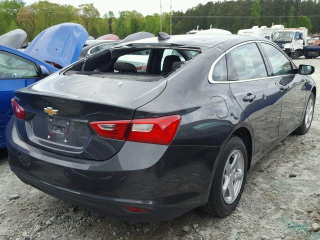 1G1ZB5ST4JF199082 - 2018 CHEVROLET MALIBU LS 灰色 照片 4