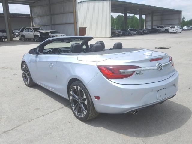 W04WT3N57GG099340 - 2016 BUICK CASCADA PR GRAY photo 3