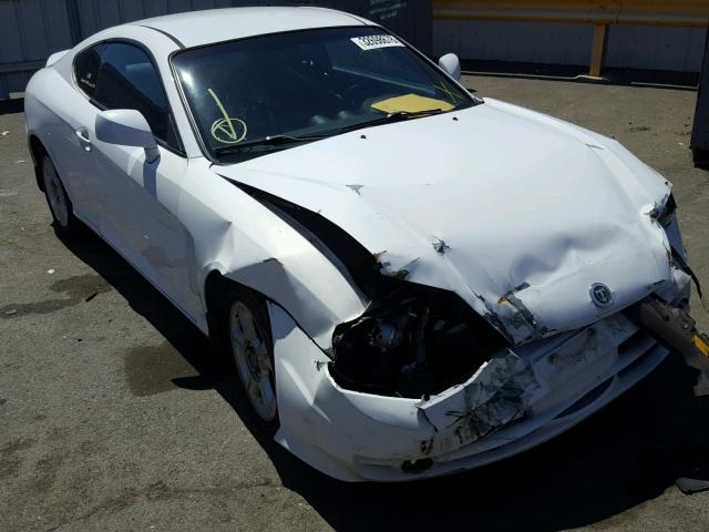 KMHHN65F93U062719 - 2003 HYUNDAI TIBURON GT WHITE photo 1