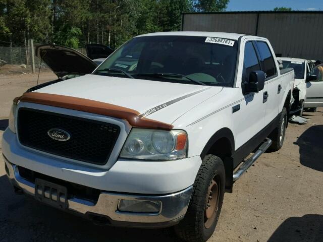 1FTPW14594KC48492 - 2004 FORD F150 WHITE photo 2