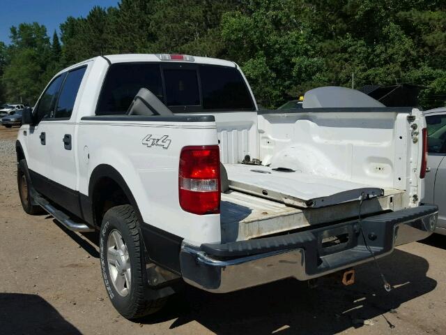 1FTPW14594KC48492 - 2004 FORD F150 WHITE photo 3