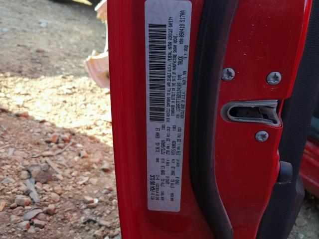 1C6RR7FT8GS124109 - 2016 RAM 1500 ST RED photo 10
