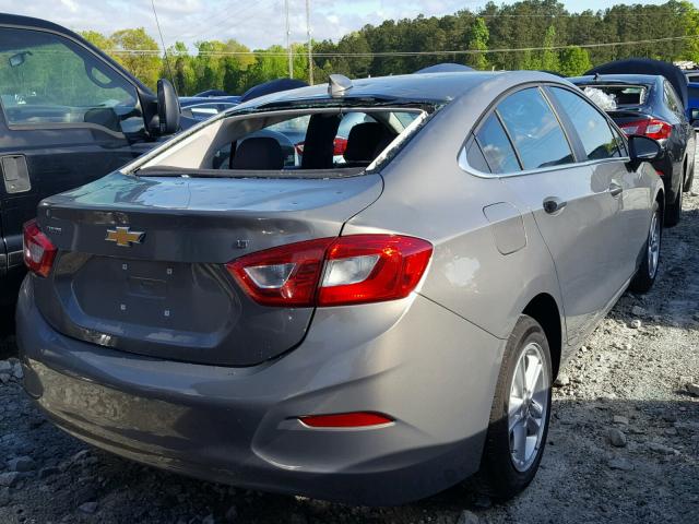 1G1BE5SM7J7163043 - 2018 CHEVROLET CRUZE LT GRAY photo 4