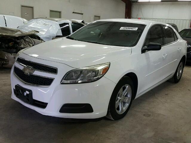 1G11B5SA5DF130904 - 2013 CHEVROLET MALIBU LS WHITE photo 2