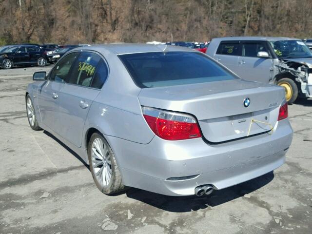 WBANB33575B114983 - 2005 BMW 545 I SILVER photo 3