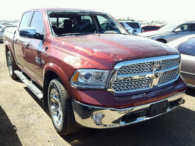 1C6RR7NT7GS282121 - 2016 RAM 1500 LARAM RED photo 1