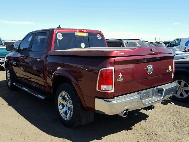 1C6RR7NT7GS282121 - 2016 RAM 1500 LARAM RED photo 3