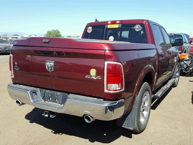 1C6RR7NT7GS282121 - 2016 RAM 1500 LARAM RED photo 4