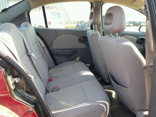 1G8AJ55F27Z178648 - 2007 SATURN ION LEVEL წითელი ფოტო 6