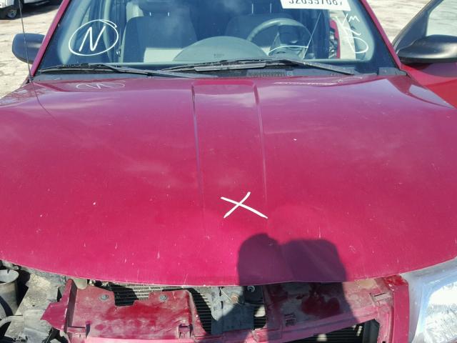 1G8AJ55F27Z178648 - 2007 SATURN ION LEVEL წითელი ფოტო 7