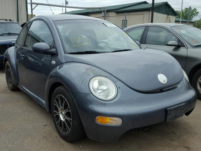 3VWCB21C72M453914 - 2002 VOLKSWAGEN NEW BEETLE 灰色 照片 1