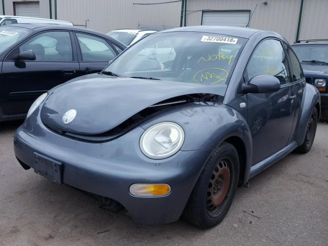 3VWCB21C72M453914 - 2002 VOLKSWAGEN NEW BEETLE 灰色 照片 2