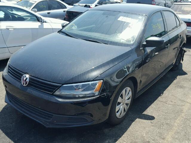 3VW2K7AJ9DM237413 - 2013 VOLKSWAGEN JETTA BASE 黑色 照片 2