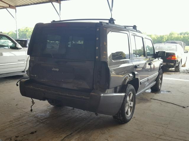 1J8HG48N86C188336 - 2006 JEEP COMMANDER BLACK photo 4