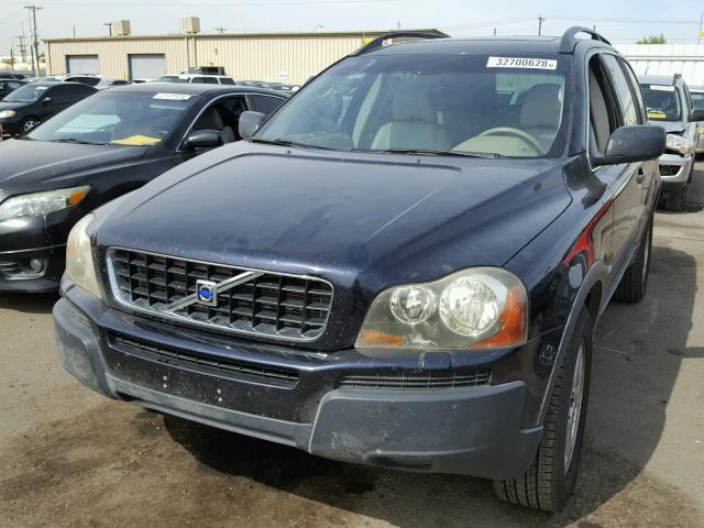 YV1CZ592051177986 - 2005 VOLVO XC90 BLACK photo 2