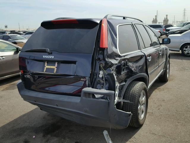 YV1CZ592051177986 - 2005 VOLVO XC90 BLACK photo 4