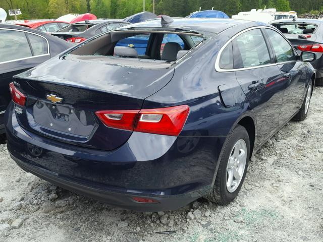 1G1ZB5ST3JF116077 - 2018 CHEVROLET MALIBU LS Mavi foto 4