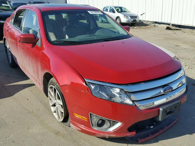 3FAHP0CG5AR259954 - 2010 FORD FUSION SEL RED photo 1