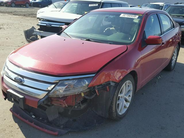 3FAHP0CG5AR259954 - 2010 FORD FUSION SEL RED photo 2