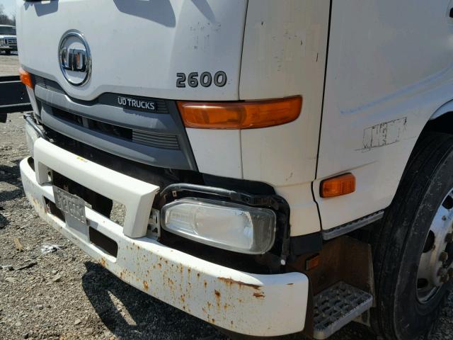 JNAA410H4CAN15203 - 2012 NISSAN DIESEL UD2600 WHITE photo 9