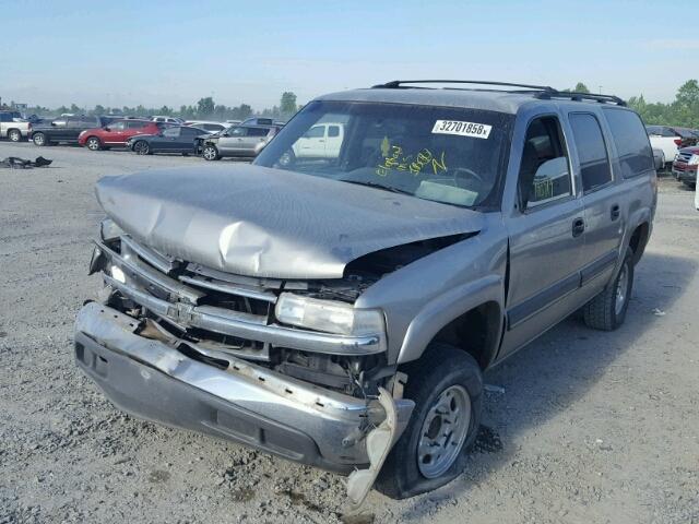 3GNGC26U61G220310 - 2001 CHEVROLET SUBURBAN C TAN photo 2