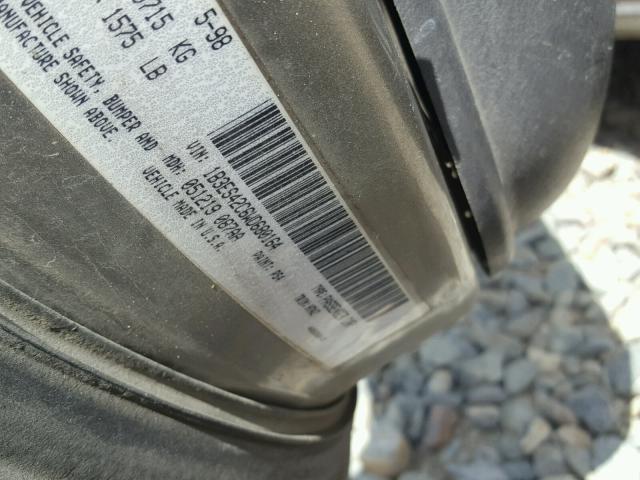 1B3ES42C6WD680164 - 1998 DODGE NEON HIGHL CHARCOAL photo 10