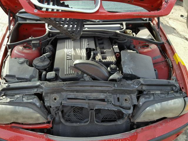 WBAAZ33435KW79359 - 2005 BMW 325 IS SUL RED photo 7