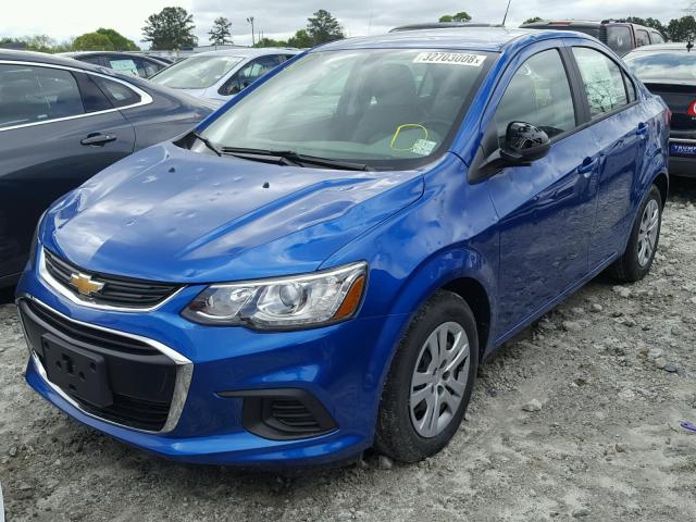 1G1JB5SHXJ4110233 - 2018 CHEVROLET SONIC LS 蓝色 照片 2