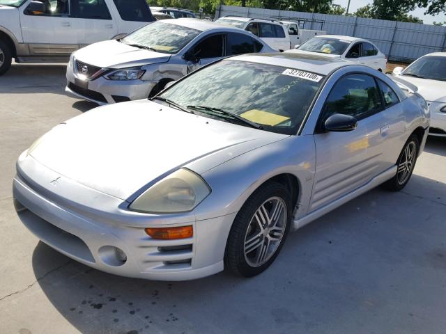 4A3AC74H13E071748 - 2003 MITSUBISHI ECLIPSE GT SILVER photo 2