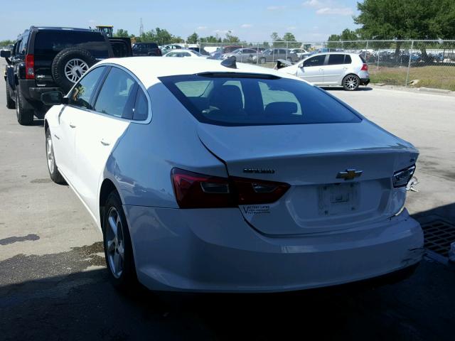 1G1ZB5ST5GF291150 - 2016 CHEVROLET MALIBU LS თეთრი ფოტო 3