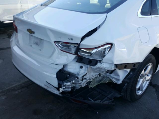 1G1ZB5ST5GF291150 - 2016 CHEVROLET MALIBU LS თეთრი ფოტო 9