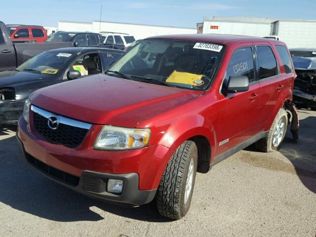 4F2CZ02ZX8KM00422 - 2008 MAZDA TRIBUTE I RED photo 2