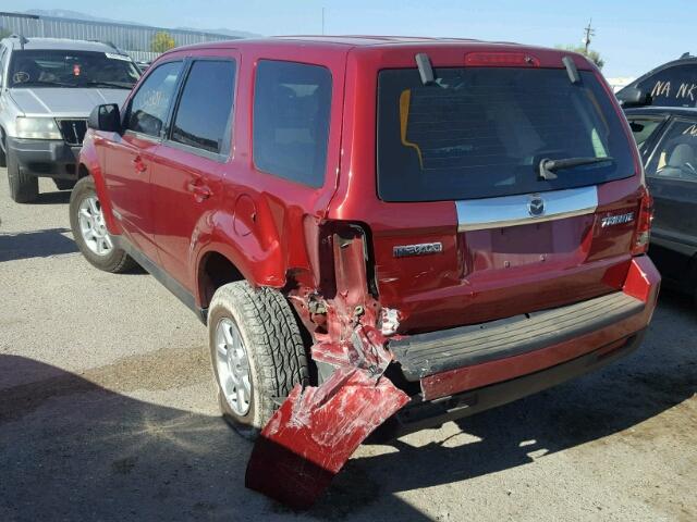 4F2CZ02ZX8KM00422 - 2008 MAZDA TRIBUTE I RED photo 3