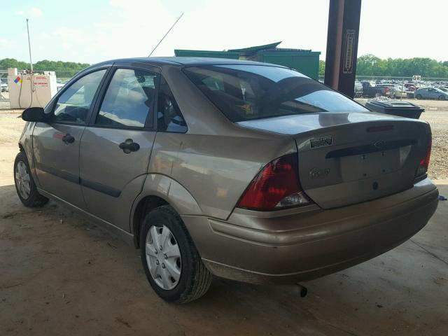 1FAFP33P93W313068 - 2003 FORD FOCUS LX GOLD photo 3