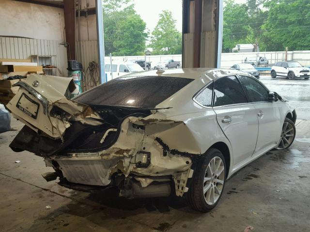 4T1BK1EB7DU035339 - 2013 TOYOTA AVALON BAS WHITE photo 4