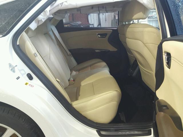 4T1BK1EB7DU035339 - 2013 TOYOTA AVALON BAS WHITE photo 6