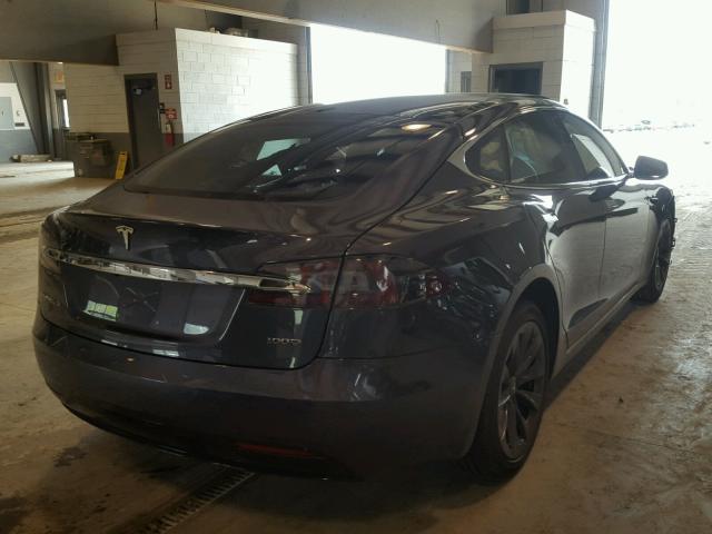 5YJSA1E2XJF243534 - 2018 TESLA MODEL S Սև լուսանկար 4