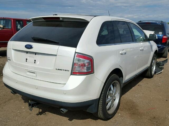 2FMDK3KC6ABA08538 - 2010 FORD EDGE WHITE photo 4