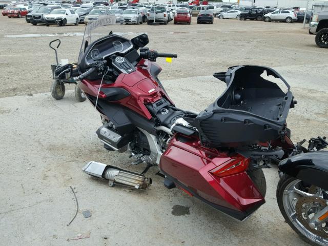 JH2SC7900JK000654 - 2018 HONDA GL1800 RED photo 3