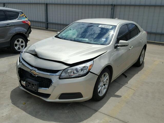 1G11C5SL1FF281319 - 2015 CHEVROLET MALIBU 1LT GOLD photo 2